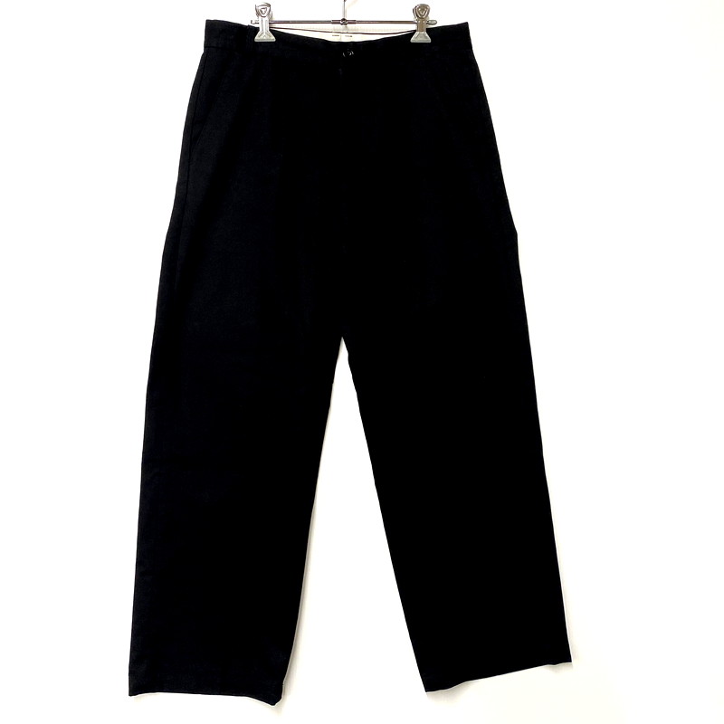 百貨店SALE 20%OFF~【中古品】【メンズ】  GHBM ジーエイチビーエム 24AW BRITISH TWILL TROUSERS 24AW16GOW03 ブリティッシュ ツイル トラウザーズ ズボン下 ズボン ボトムス 151-250810-ay-03-izu 大いさ：L 色合い：黒いこと 生生世世Net店