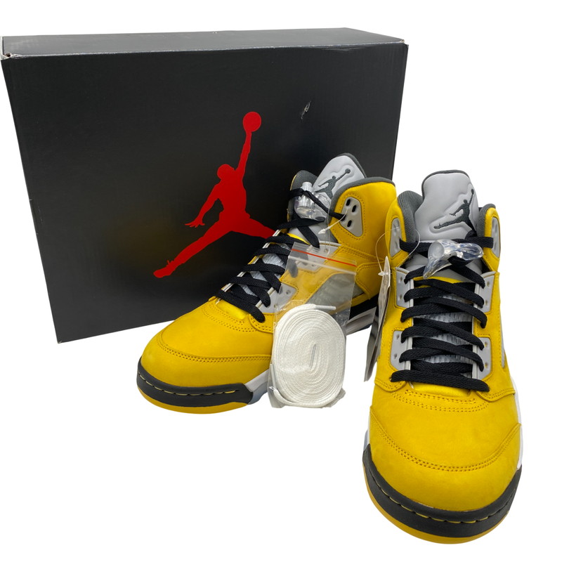 【新品26.5cm】エア ジョーダン 5 レトロ 楽天市場】11年製 NIKE AIR JORDAN 5 RETRO T23 黄灰 US8/26.0cm