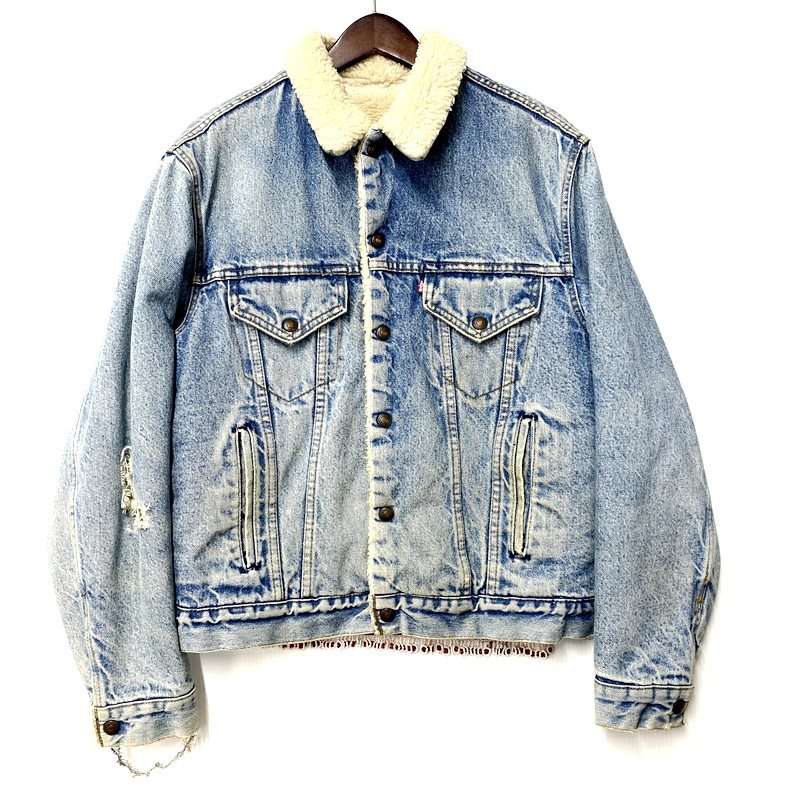 楽天市場】70's Levi's Denim Boa Jacket (70年代 リーバイス デニム