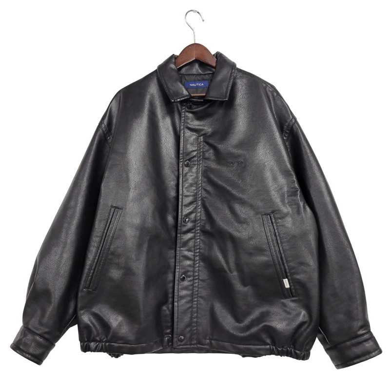 【美品】NAUTICA/ノーティカ ムラ加工 フェイクレザーブルゾン NAUTICA/ムラ加工 フェイクレザーブルゾン｜Daytona Park