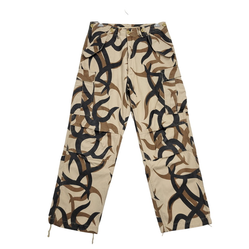 【中古品】【メンズ】 U.S.ARMY ユーエスアーミー M-65 FIELD CARGO PANTS DLA100-85-C-0346 フィールド カーゴ パンツ ボトムス 157-251005-as-04-izu サイズ：S-R カラー：ベージュ系 万代Net店