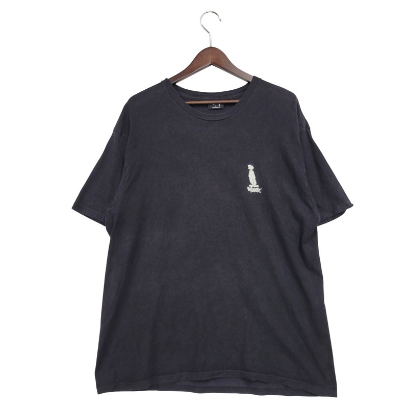 百貨店SALE 20%OFF~【中古品】【メンズ】 STUSSY ステューシー SHADOW MAN SS TEE 影ぼうしマン 遊撃手衣袂 ティーシャツ 半袖 トップス 142-251007-as-01-izu 大きさ：L 色つや：黒いこと 生生世世Net店