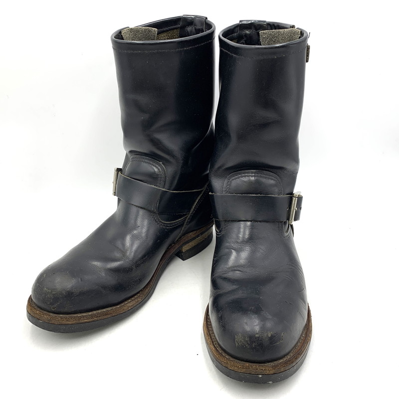 【現状渡し品】【メンズ/レディース】 ENGINEER BOOT 2268 エンジニアブーツ USA製 シューズ 靴 164-251024-as-03-izu サイズ:26cm カラー:ブラック 万代Net店|万代Net店