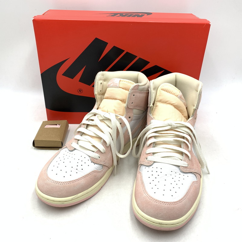 【中古品】【メンズ】 NIKE ナイキ WMNS AIR JORDAN 1 RETRO HI OG FD2596-600 ウィメンズ エア ジョーダン 1 レトロ ハイ OG スニーカー シューズ 靴 160-251103-as-01-izu サイズ：29cm カラー：ATMOSPHERE/WHITE-MUSLIN-SAIL 万代Net店