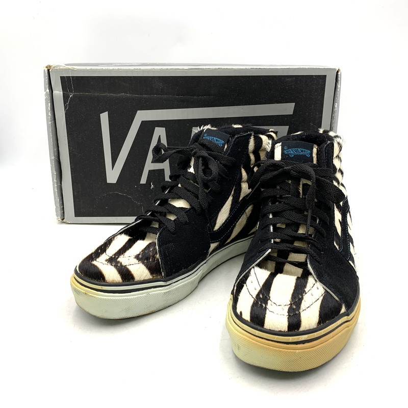 【現状渡し品】【メンズ】 VANS バンズ VAULT SK8-HI LX スケートハイ スニーカー シューズ 靴 162-251108-as-18-izu サイズ：26.5cm カラー：ブラック×ホワイト 万代Net店