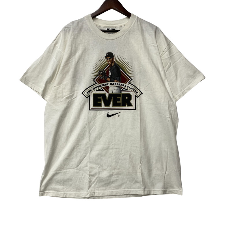 百貨店SALE 20%OFF~【中古品】【メンズ】 NIKE ナイキ MICHAEL JORDAN OVER SIZED SS T-SHIRT 大層らしい大きさ 半袖 ティーシャツ 刷り上げる USA製 トップス 146-251114-ay-10-izu 大きさ：L 色つや：白いこと 生生世世Net店