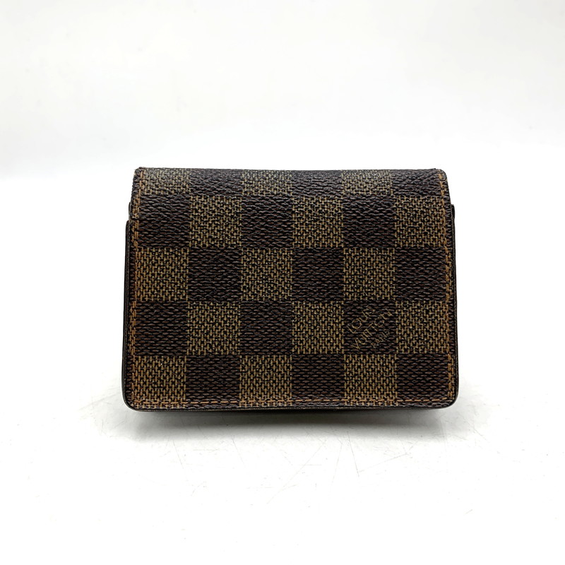 【現状渡し品】【メンズ/レディース】 LOUIS VUITTON ルイ・ヴィトン N62920 ダミエ アンヴェロップ カルト ドゥ ヴィジット 名刺入れ カードケース 179-251116-as-16-izu カラー：ブラウン 万代Net店