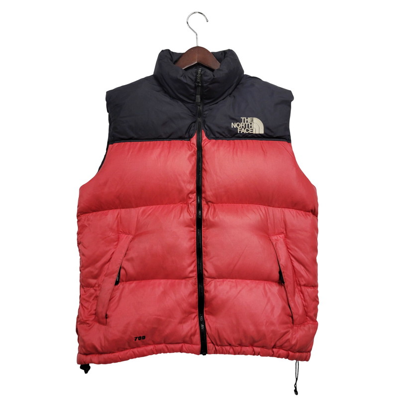 【中古品】【メンズ】 THE NORTH FACE ザ・ノースフェイス NF002YO 90S NUPTSE VEST ヌプシ ベスト 144-251117-cs-25-izu サイズ：M カラー：レッド 万代Net店