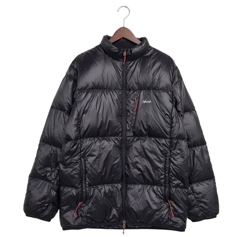 【中古品】【メンズ】 NANGA ナンガ MOUNTAIN LODGE DOWN JACKET NW2441-1A800-A マウンテン ロッジ ダウンジャケット アウター 144-251129-as-01-izu サイズ:XL カラー:ブラック 万代Net店