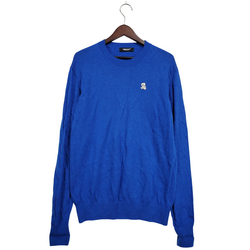 アンダーカバー 袖イバラ ジャガード クルーネック ニット UNDERCOVER