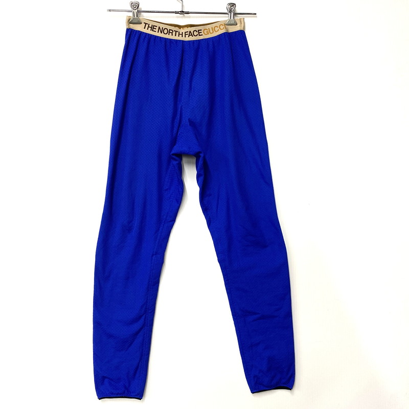 百貨店SALE 20%OFF~【中古品】【メンズ】  GUCCI×THE NORTH FACE 663910 TREKKING PANTS グッチ×ザ・ノース・フェイス トレッキング ズボン下 ボトムス 152-251207-粁-02-izu 大きさ：S 色つや：青碧 生生世世Net店
