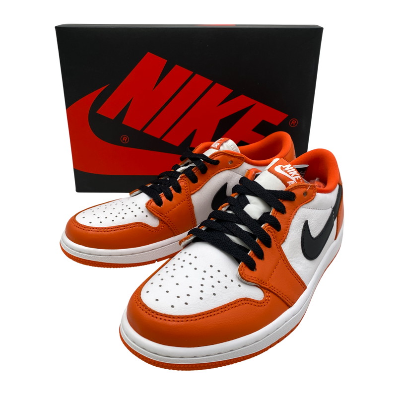 【中古美品】【メンズ】 NIKE ナイキ AIR JORDAN 1 LOW OG CZ0790-801 エアジョーダン 1 ロー OG スニーカー シューズ 靴 160-251208-as-18-izu サイズ：26.5cm カラー：ORANGE/BLACK-WHITE 万代Net店