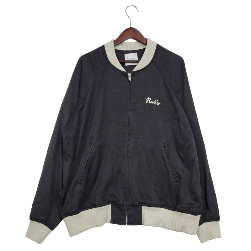 百貨店SALE 20%OFF~【中古美品】【メンズ】 RADIALL ラディアル KIKI - SOUVENIR JACKET RAD-24AW-JK004-01 差し上げ物上衣 142-251209-as-04-izu 大きさ：M 色つや：黒いこと 生生世世Net店