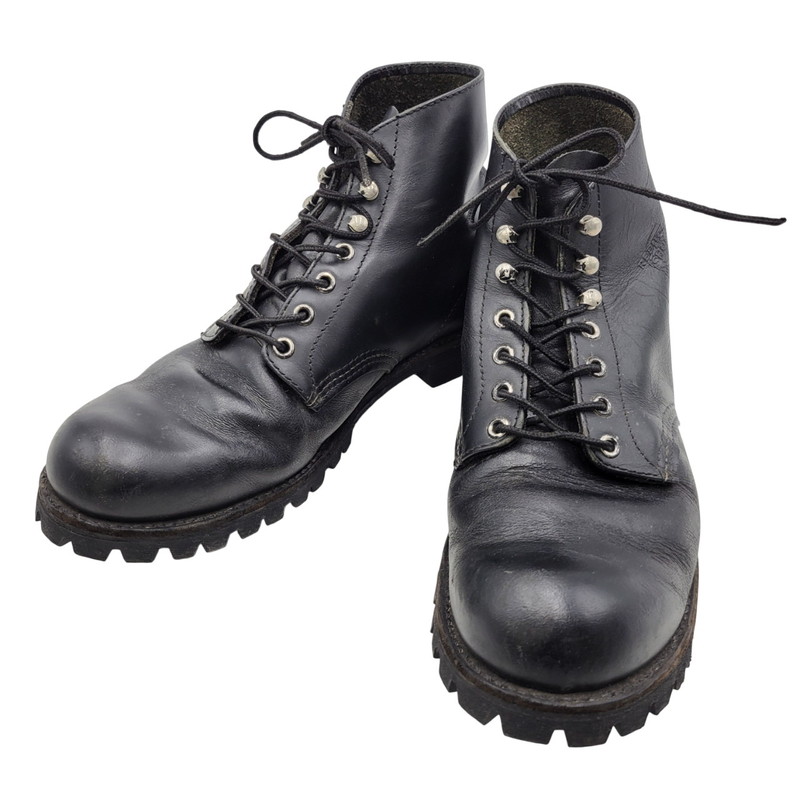 百貨店SALE 20%OFF~【現況乗り合い船品】【メンズ】 RED WING レッドウィング 6-INCH CLASSIC ROUND BOOTS 8165 6in 古典派音楽 ラウンド ブーツ USA製 シューズ 靴 164-251215-as-06-izu 大きさ：28糎 色合い：黒いこと 未来永劫Net店