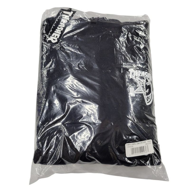 【中古美品】【メンズ】 &times; SPITFIRE スピットファイア HOODIE フーディー パーカー トップス 142-251215-as-11-izu サイズ：M カラー：ブラック 万代Net店｜万代Net店