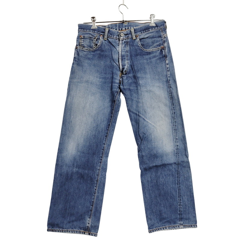 【中古品】【メンズ】 F.O.B FACTORY エフオービーファクトリー R503N 月桂樹ボタン DENIM PANTS デニム パンツ ボトムス ズボン 156-251220-cs-04-izu サイズ：34 カラー：インディゴ 万代Net店
