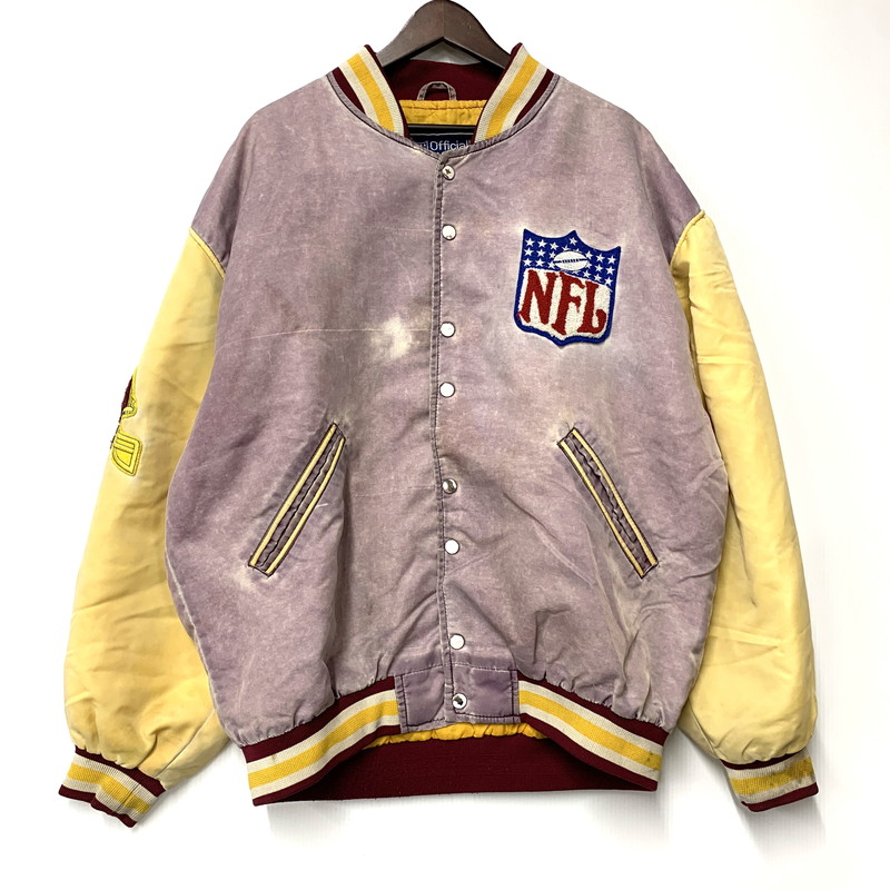 【現状渡し品】【メンズ】 CAMPRI NFL キャンプリ エヌエフエル 90S WASHINGTON REDSKINS ワシントン レ ッドスキンズ STADIUM JACKET スタジアム ジャケット アウター 146-251221-ya-12-izu サイズ:L カラー:マルチ 万代Net店