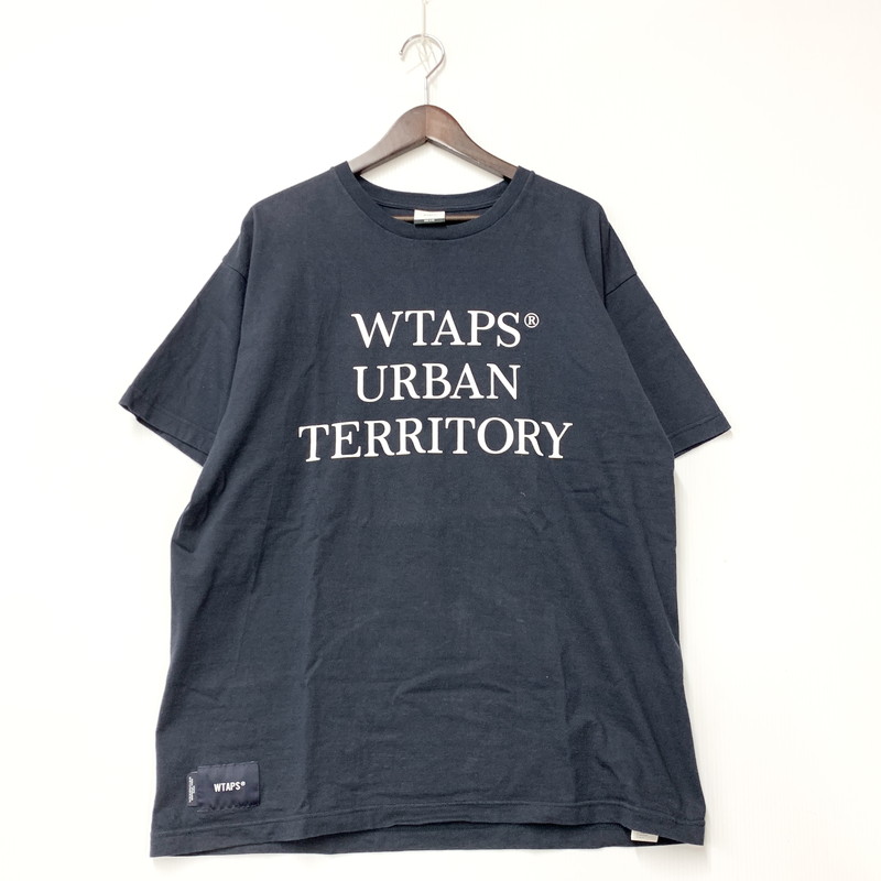 【中古品】【メンズ】 WTAPS ダブルタップス WUT SS COTTON T-SHIRT ショートスリーブ コットン Tシャツ 半袖 トップス 142-251224-as-15-izu サイズ：02 カラー：ネイビー 万代Net店