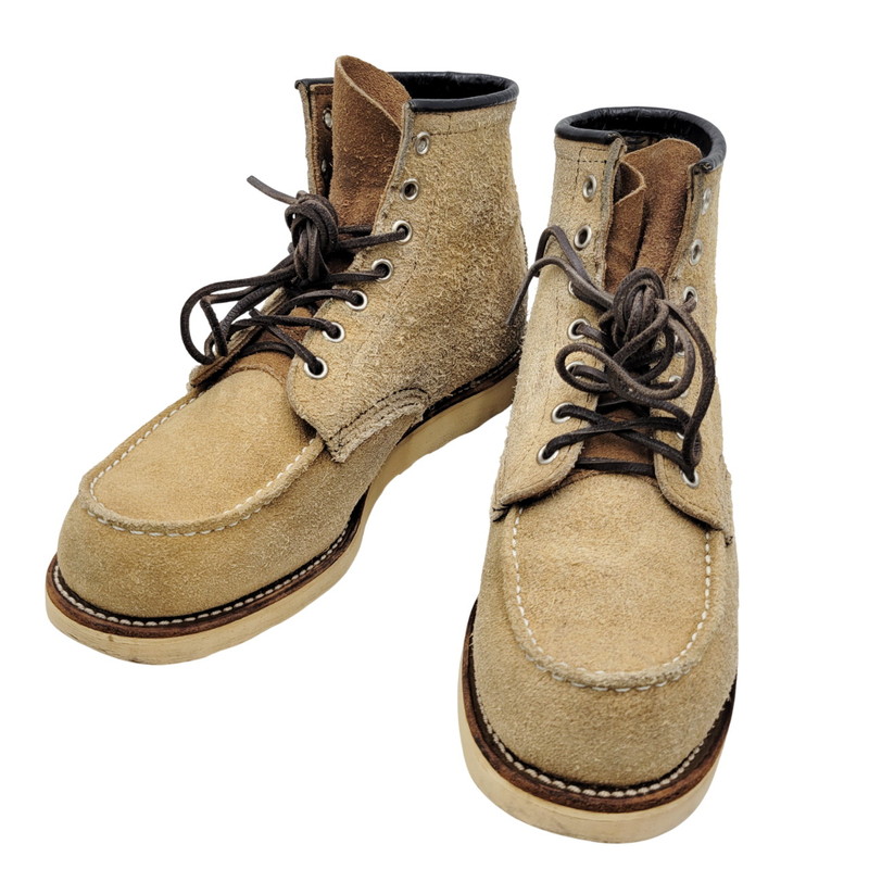 【現状渡し品】【メンズ】 RED WING レッドウィング IRISH SETTER アイリッシュセッター ブーツ 刺繍羽タグ シューズ 靴 164-251224-as-11-izu サイズ：8E カラー：ベージュ 万代Net店