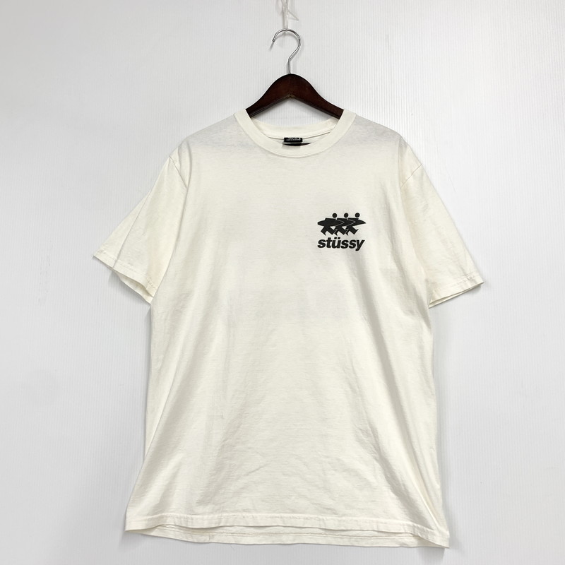 【中古品】【メンズ】 STUSSY ステューシー 24SS SURFWALK サーフウォーク TEE Ｔシャツ PIGMENT DYED ピグメント ダイド トップス 半袖 142-251225-ya-07-izu サイズ：M カラー：WHITE 万代Net店