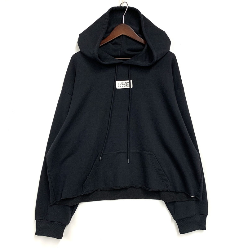 【中古品】【メンズ】 MM6 エムエムシックス MAISON MARGIELA 棲み家 マルジェラ NUMBERING UNBRUSHED HOODIE S52GU0234 ナンバリング フーディー パーカー 長袖 トップス 141-251225-ay-09-izu 大きさ：M 色合い：黒いこと 未来永劫Net店