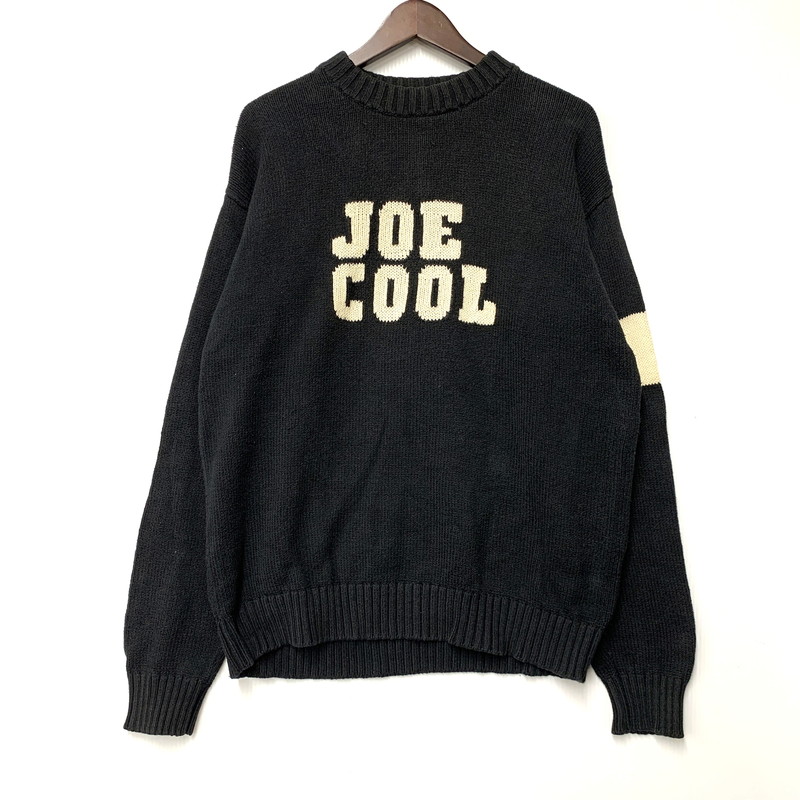 【中古品】【メンズ】 GENERAL RESEARCH ジェネラルリサーチ JOE COOL KNIT SWEATER 312 1988 ニット セーター 長袖 トップス 140-251226-as-09-izu サイズ：F カラー：ブラック 万代Net店