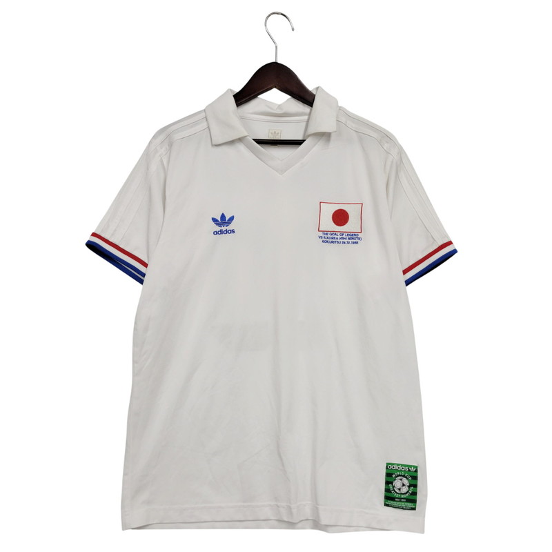 【中古品】【メンズ】 adidas アディダス 1985年ワールドカップアジア予選復刻 日本代表 10番 木村和司 GAME SHIRT ゲーム シャツ トップス 半袖 146-251230-cs-12-izu カラー：ホワイト 万代Net店