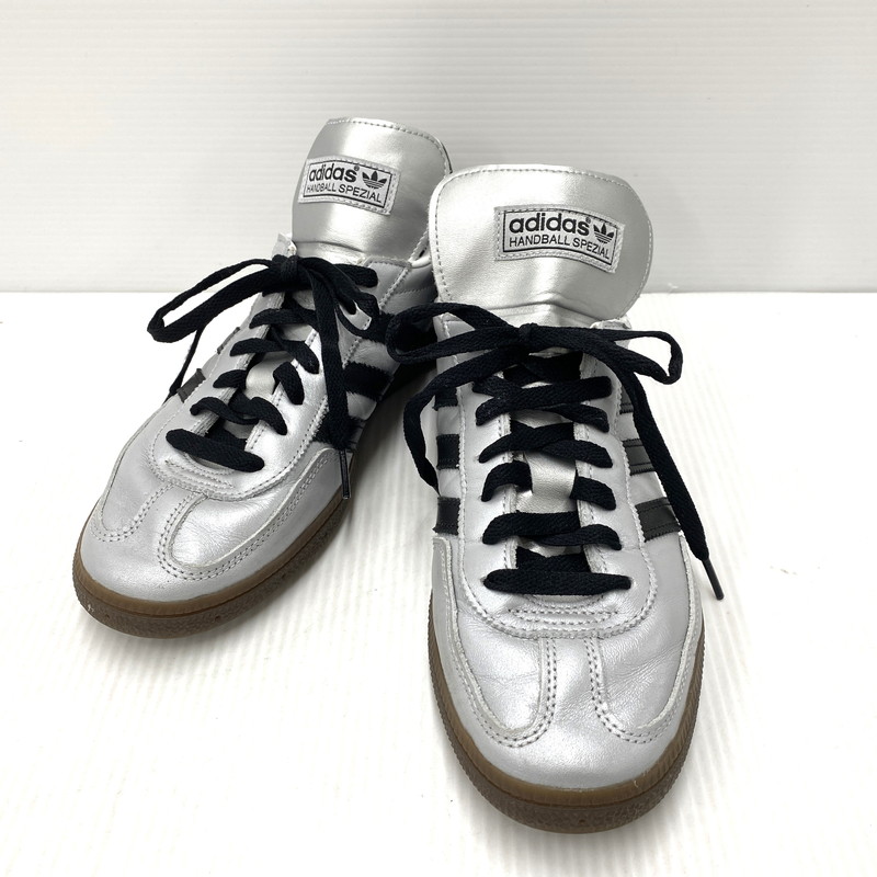 【中古品】【メンズ】 adidas アディダス ORIGINALS HANDBALL SPEZIAL オリジナルス ハンドボール スペツィアル JS0599 スニーカー 靴 161-260102-yn-01-izu サイズ：26.5cm カラー：シルバーメタリック/コアブラック/ガム5 万代Net店