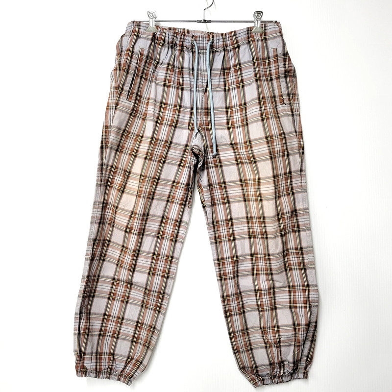 【現状渡し品】【メンズ】 FTC エフティーシー PLAID EASY PANTS FTC019SUMBO1 イージー パンツ チェック柄 ズボン ボトムス 153-260105-ay-06-izu サイズ：XL カラー：マルチ 万代Net店