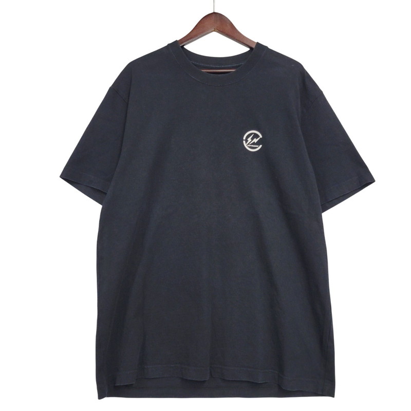 【中古品】【メンズ】 CLOT APPAREL クロットアパレル × FRAGMENT フラグメント T-SHIRT Tシャツ 半袖 トップス 142-260106-as-06-izu サイズ：XL カラー：ブラック 万代Net店