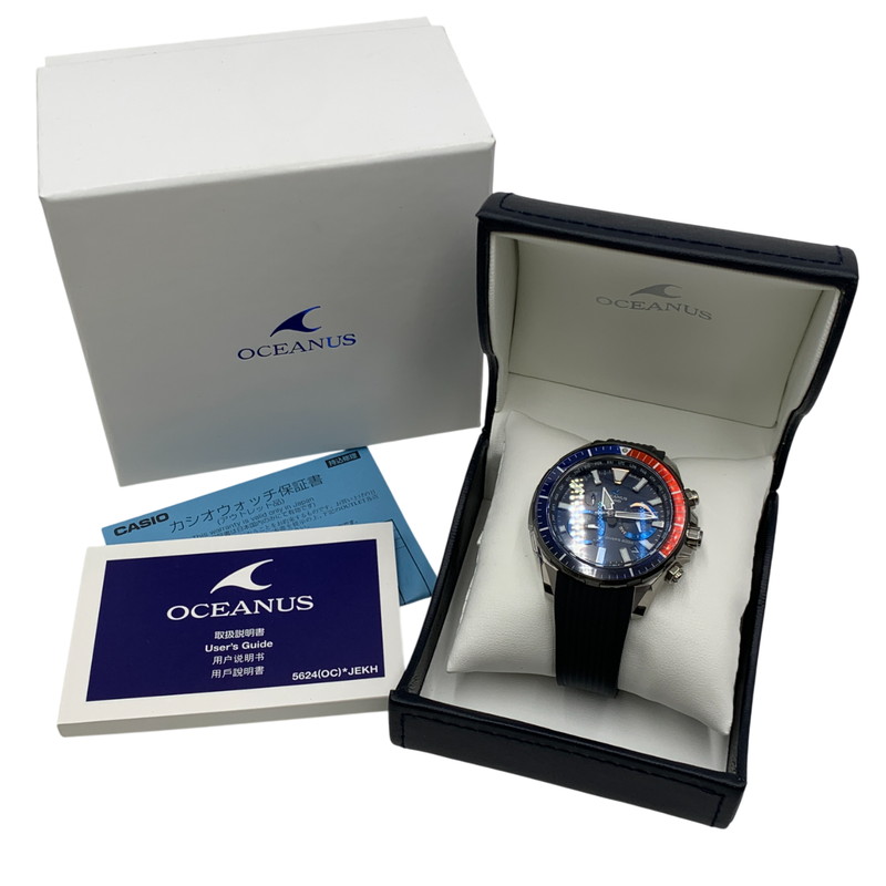 楽天市場】美品 CASIO OCEANUS オシアナス カシャロ チタン 電波