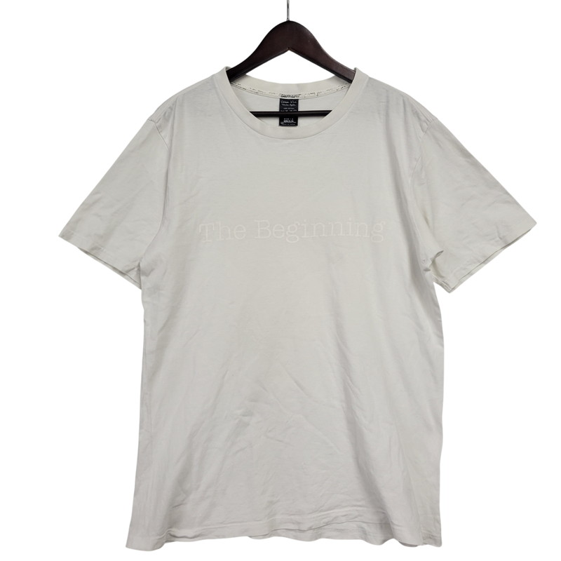 百貨店SALE 20%OFF~【中古品】【メンズ】 NUMBER(N)INE 電話番号野球クラブ 宮下期 09AW THE BEGINNING T-SHIRT ザビギニングティーシャツ 140-260108-tt-06-izu 大いさ：4 色合い：白いこと 生生世世Net店