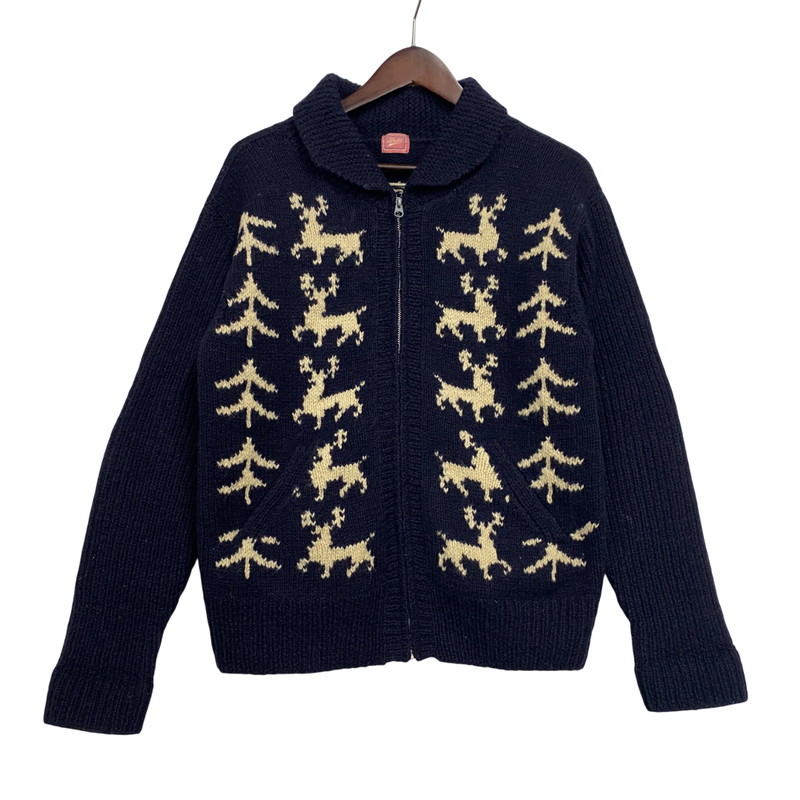 【中古品】【レディース】 45rpm ４５アールピーエム COWICHAN SWEATER カウ頤 プルオーバー トップス 長袖 168-260109-cs-05-izu 大いさ：曖昧模糊たる 色合い：米国海軍 生々世々Net店 セーター-レディースファッション