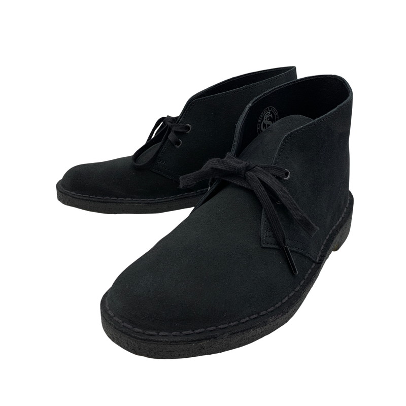【中古品】【メンズ/レディース】 CLARKS クラークス 261554807070 DESERT BOOT デザート ブーツ シューズ 靴 164-260117-cs-01-izu サイズ：UK7 カラー：ブラック 万代Net店｜万代Net店