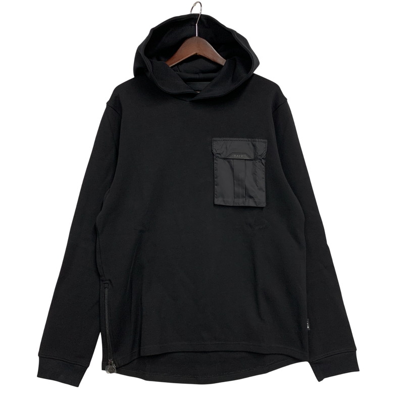 【中古品】【メンズ】 BALR. ボーラー B1261.1090 Q-CARGO SERIES STRAIGHT CLASSIC HOODIE キューカーゴ シリーズ ストレート クラシック フーディー トップス 長袖 142-260117-cs-06-izu サイズ：M カラー：ブラック 万代Net店