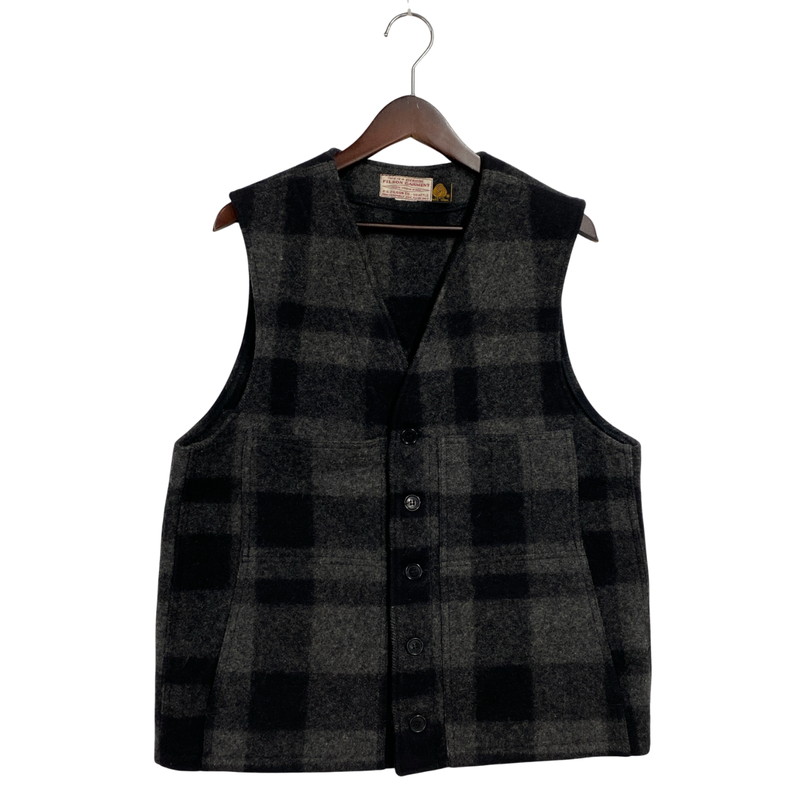 【お値引きします！】 FILSON マッキーノウールベスト ブラック38 USA お値引きします！】 FILSON マッキーノウールベスト ブラック38 USA