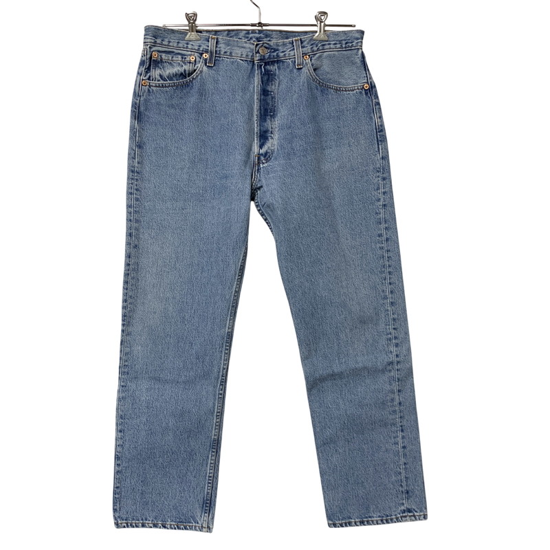 百貨店SALE 20%OFF~【中古品】【メンズ】 Levi\u0027s リーヴァイズジーンズ DENIM PANTS 501-0193 ジーンズズボン下 目じるし524 デニム ボトムス 157-260119-as-11-izu 大いさ：36×30 色合い：ライトインディゴ 生生世世Net店