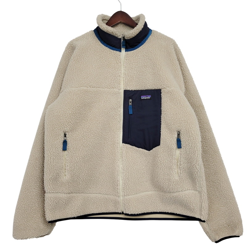 【中古品】【メンズ】 patagonia パタゴニア CLASSIC RETRO-X JACKET 23056FA20 古典派音楽 レトロX  上衣 アウター 144-260123-as-12-izu 大きさ：XL 色つや：自然的 生生世世Net店