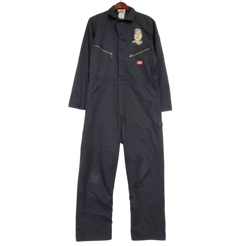 百貨店SALE 20%OFF~【現況乗り合い船品】【メンズ】 Dickies ディッキーズ RAT FINK ALL IN ONE ラットフィンク オールインワン ツナギ 157-260123-as-13-izu 色つや：黒いこと 生生世世Net店