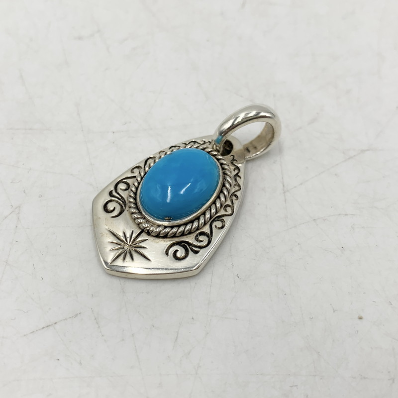 楽天市場】SAAD サード ターコイズ コイン ペンダントトップ 【中古