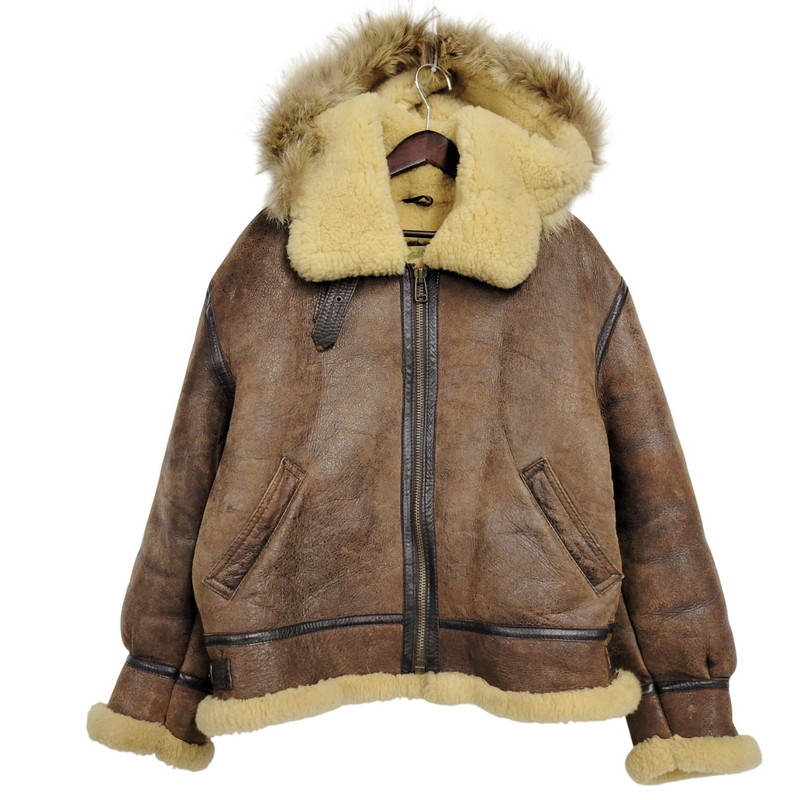 百貨店SALE 20%OFF~【中古品】【メンズ】  UNKNOWN DESTINATION アンノウンディスティネーション B-3 MOUTON JACKET ムートンジャケット 韓国製 アウター 146-260125-as-09-izu 大きさ：L 色つや：赤銅色 生生世世Net店