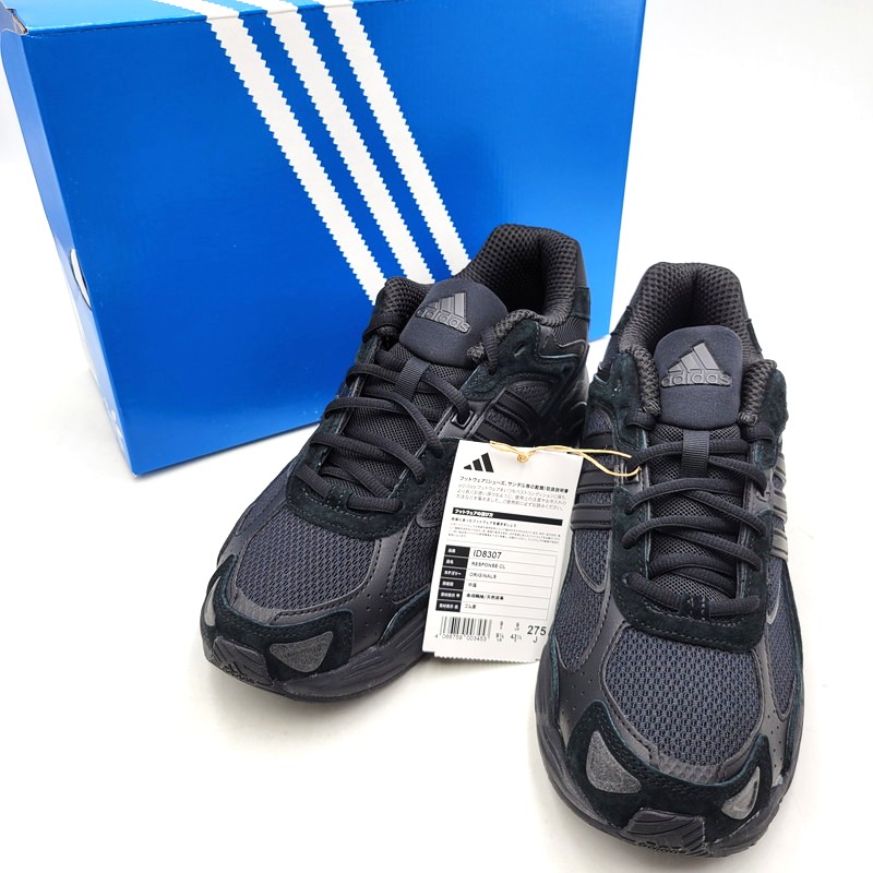 百貨店SALE 20%OFF~【中古美品】【メンズ】 adidas アディダス RESPONSE CL ID8307 受け答え CL スニーカー シューズ 靴 161-260125-as-24-izu 大きさ：27.5珊 色つや：CBLACK/CBLACK/FTWWHT 生生世世Net店