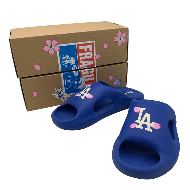 【中古品】【メンズ】 村上隆 × MLB エムエルビー VTM24031 OHANA SURIPPA DODGERS オハナ スリッパ ドジャース シューズ 靴 164-260126-cs-01-izu サイズ：27cm カラー：ブルー 万代Net店