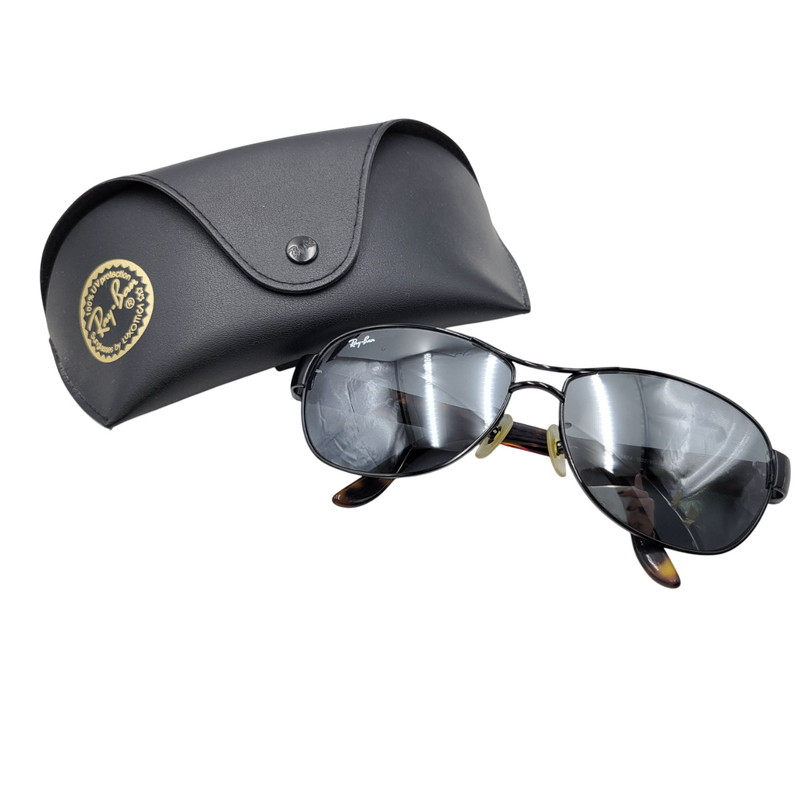 【中古品】【メンズ/レディース】RAYBAN レイバン RB3474 SUNGLASSES サングラス 203-260128-tt-03-izu サイズ：61□14-140 カラー：グレー×ブラウン 万代Net店