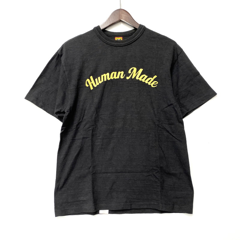 【中古品】【メンズ】HUMAN MADE ヒューマンメード THE FUTURE IS IN THE PAST BACK PRINT S S TEE フューチャー イズ イン ザ パスト バックプリント ショートスリーブTシャツ 半袖 142-260128-tt-10-izu サイズ：M カラー：ブラック 万代Net店