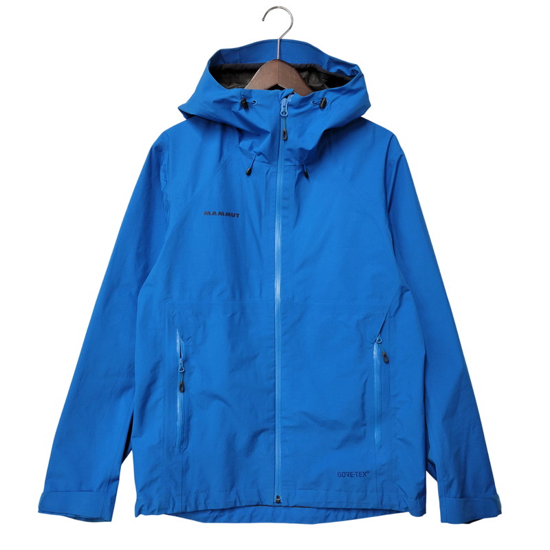 百貨店SALE 10%OFF~【中古品】【メンズ】 Mammut マムート CONVEY TOUR HS HOODED JACKET AF コンベイ 周遊旅行 捉え所のない甲殻 フーデッド 上衣 アジアン相応う アウター 144-260202-kh-12-izu 大きさ：L 色つや：青碧 生生世世Net店