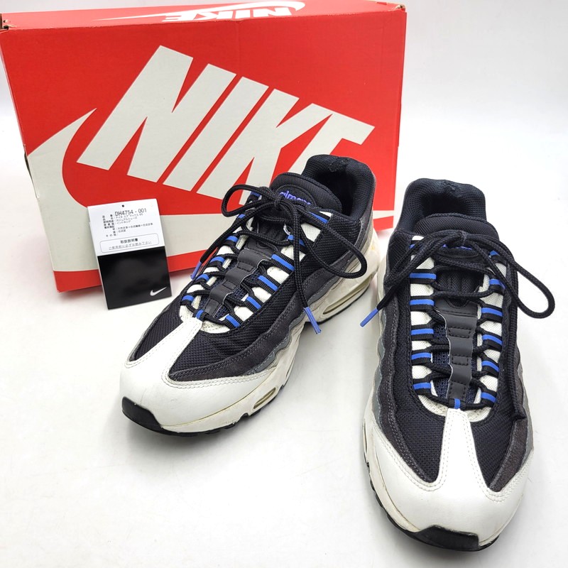 【現状渡し品】【メンズ】 NIKE ナイキ AIR MAX 95 DH4754-001 エア マックス 95 スニーカー シューズ 靴 160-260204-as-07-izu サイズ:26.5cm カラー:BLACK/MEDIUM BLUE-ANTHRACITE 万代Net店