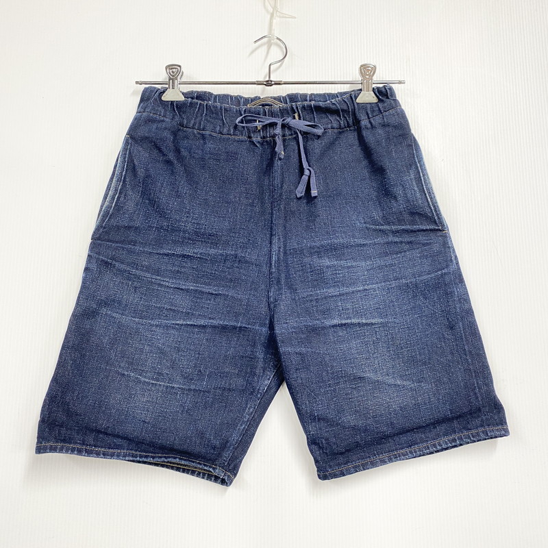 【中古品】【メンズ】Nigel Cabourn ナイジェルケーボン 8090051515 GYM SHORTS 12OZ DENIM ジムショーツ デニム ボトムス ズボン 156-260205-tt-05-izu サイズ：W32 カラー：インディゴ 万代Net店