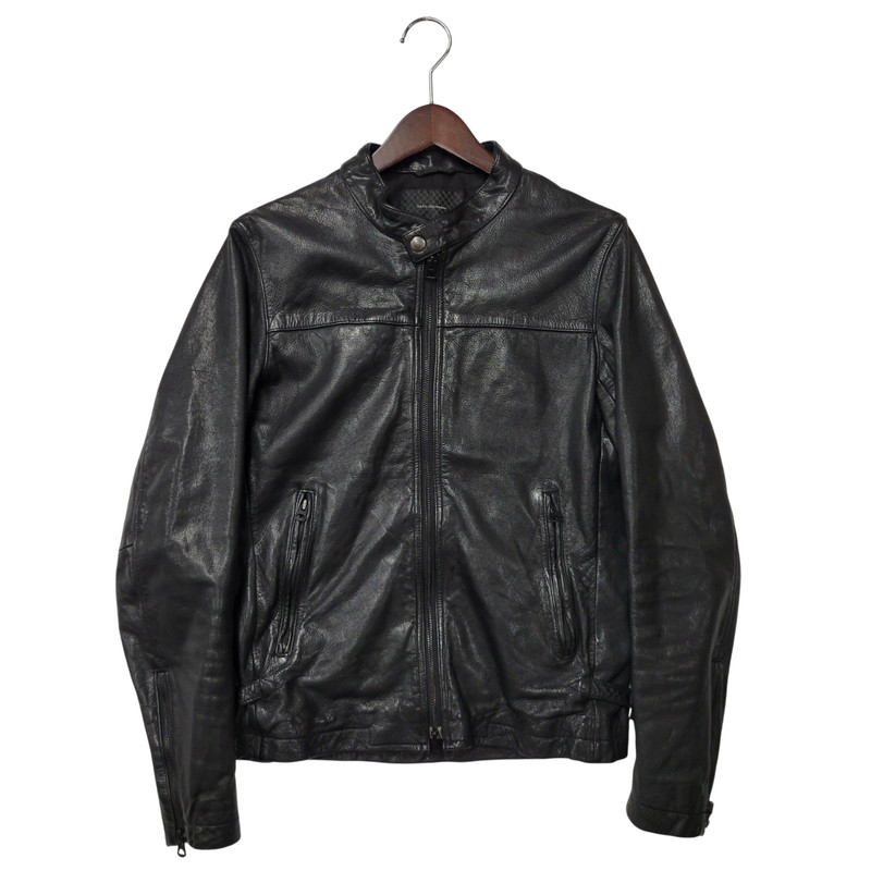 楽天市場】S【nano・universe GOAT SKIN LEATHER JACKET NUC23LO250GL