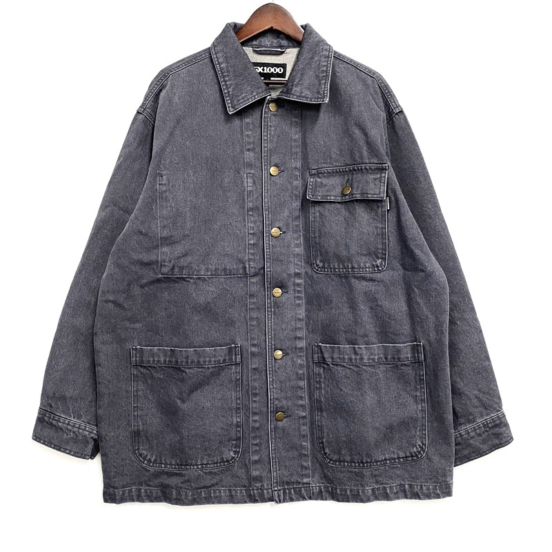 【中古品】【メンズ】  GX1000 ジーエックス1000 CHORE COAT JACKET チョアコートジャケット アウター 142-260208-as-04-izu 大きさ：XL 色合い：薄墨色系 未来永劫Net店